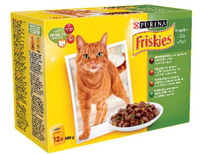 Friskies alutasakos macskaeledel multipack