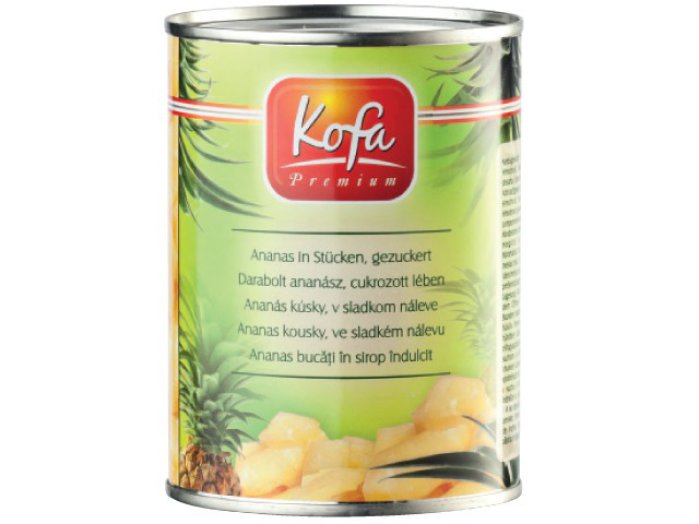 Kofa darabolt ananász