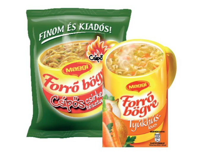 Maggi Forró bögre instant leves vagy instant tésztás leves
