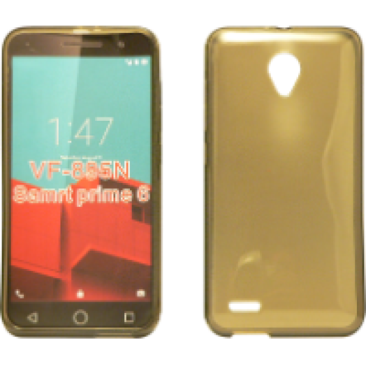 Alcatel Alto 5 Smart Prime vékony szilikon hátlap fekete