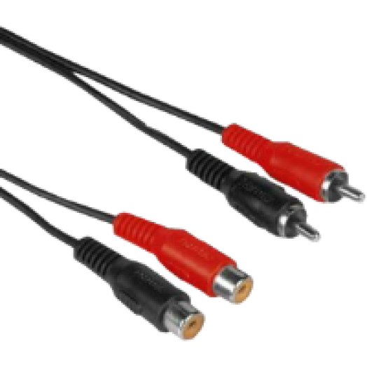 2xRCA anya  2xRCA apa hosszabbítókábel, 2.5m