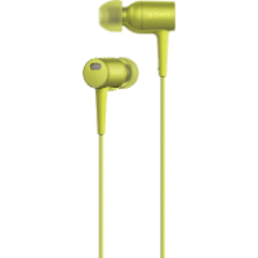 MDREX750NA h.ear in NC High Resolution Audio zajszűrő fülhallgató, sárga