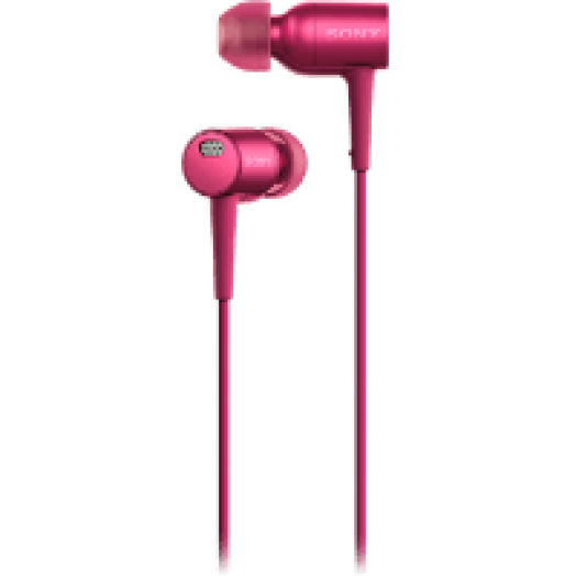 MDREX750NA h.ear in NC High Resolution Audio zajszűrő fülhallgató, rózsaszín