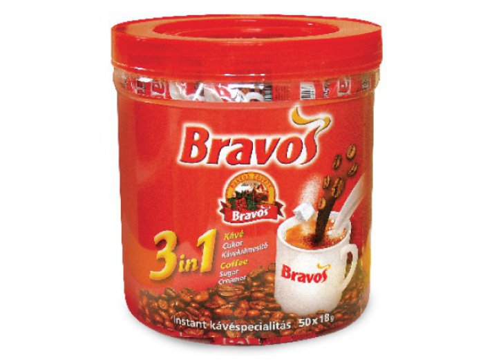 Bravos 3 in 1 instant kávéspecialitás