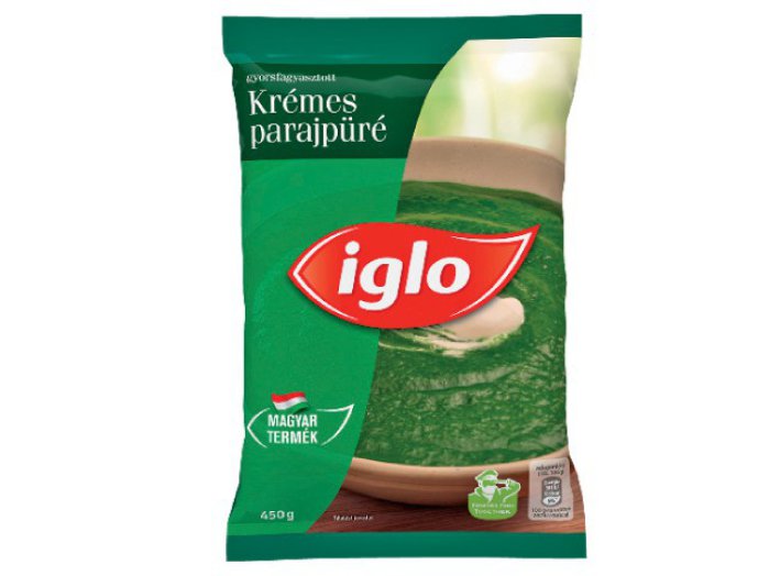 Iglo krémes paraj