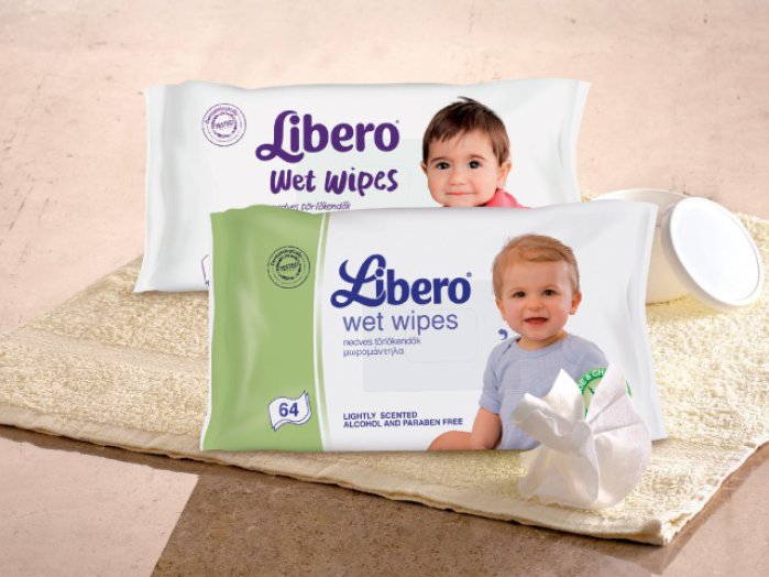 Libero babatörlő kendő
