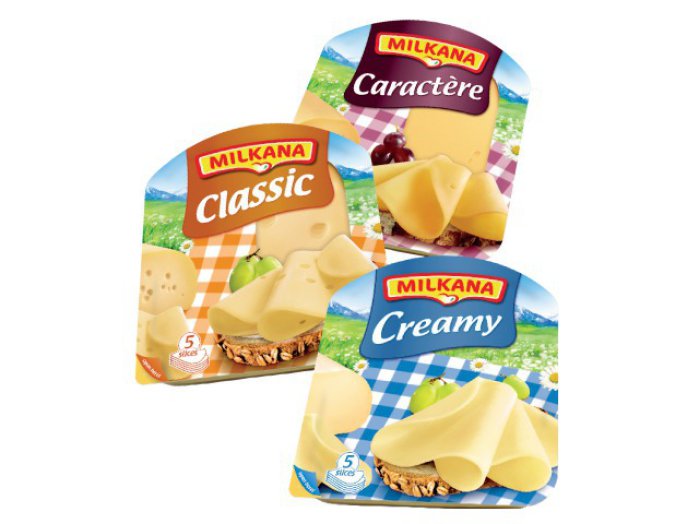 Milkana szeletelt sajt
