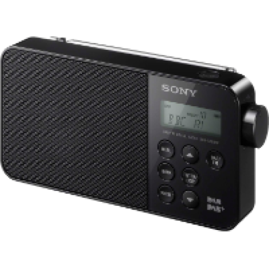XDR-S40DBP hordozható digitális rádió, fekete