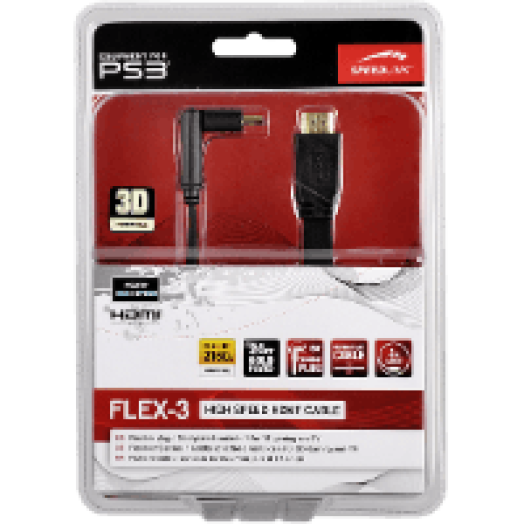 PlayStation 3 FLEX-3 High Speed HDMI kábel, fekete