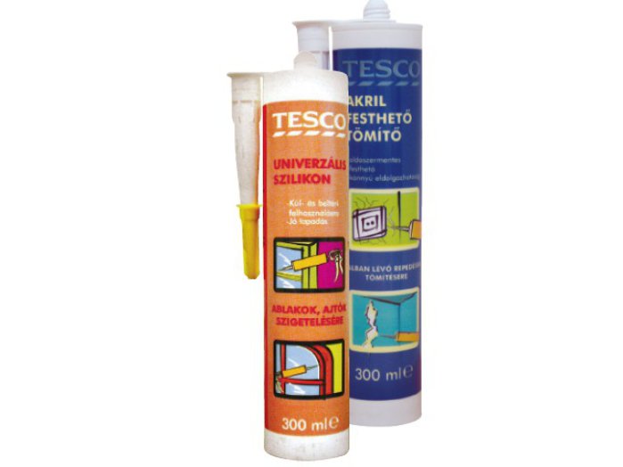 TESCO tömítőanyagok (univerzális szilikon)