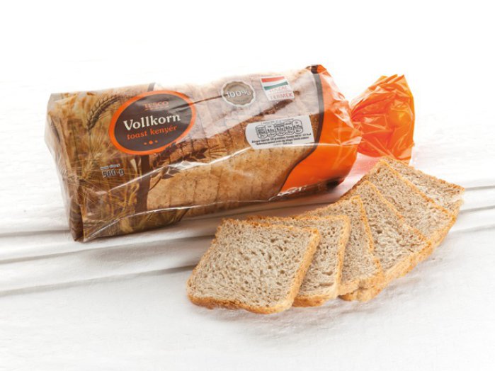 TESCO Vollkorn toastkenyér