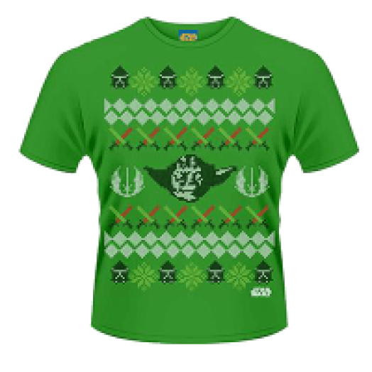 Star Wars - Yoda Fair Isle T-Shirt XL