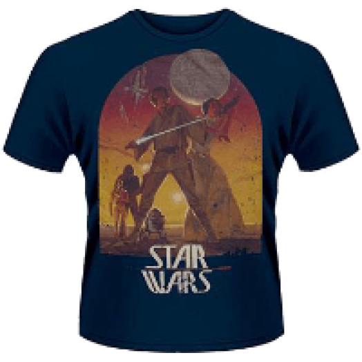 Star Wars - Sunset Poster T-Shirt M