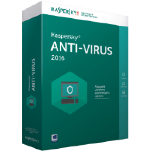 Kaspersky Anti-Virus 2016 (1 felhasználó) PC  + 1 ingyenes licensz