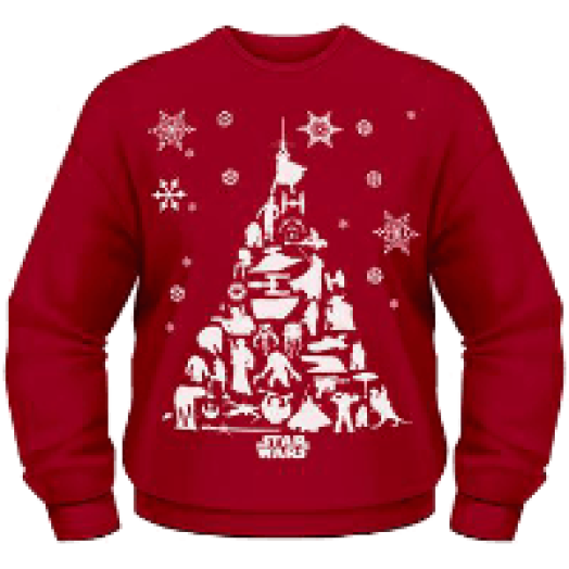 Star Wars - Christmas Tree Sweatshirt XXL