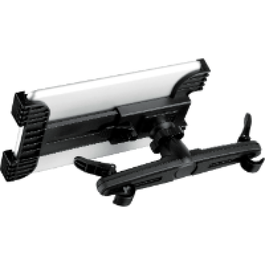 PORTUS fejtámlán rögzíthető autós tablettartó (SL-7060-BK)