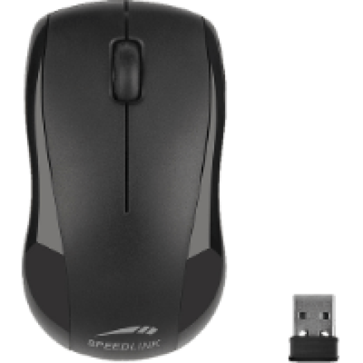 Jigg fekete vezeték nélküli egér (SL6300BK)