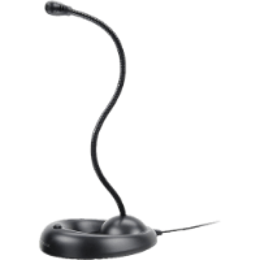 LUCENT Flex fekete asztali mikrofon (8708BK)
