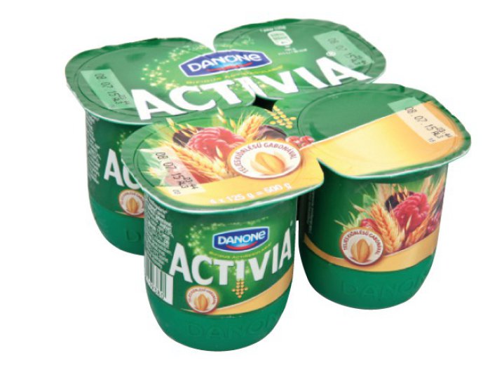 Danone Activia gyümölcsjoghurt, natúr joghurt vagy gyümölcsjoghurt teljes kiőrlésű gabonával multipack