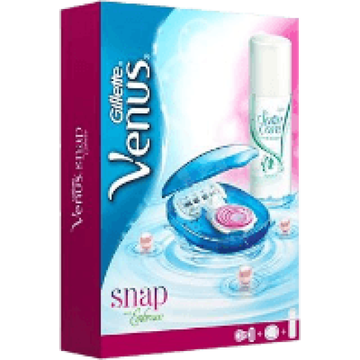VENUS SNAP női borotva + borotvazselé