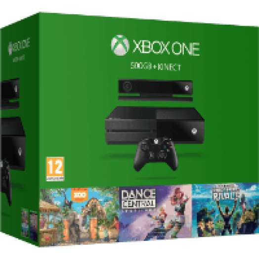 Xbox One 500 GB + Kinect Sensor + Kinect Sports: Rivals, Dance Central Spotlight, Zoo Tycoon