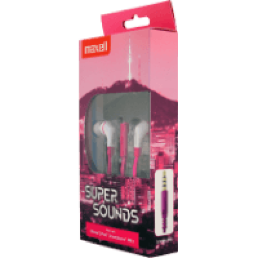 303736.00.CN SUPERSOUND fülhallgató, pink