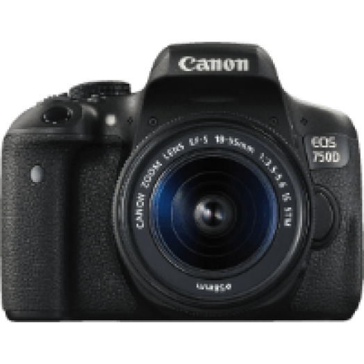EOS 750D + 18-55 mm S + Strap Kit