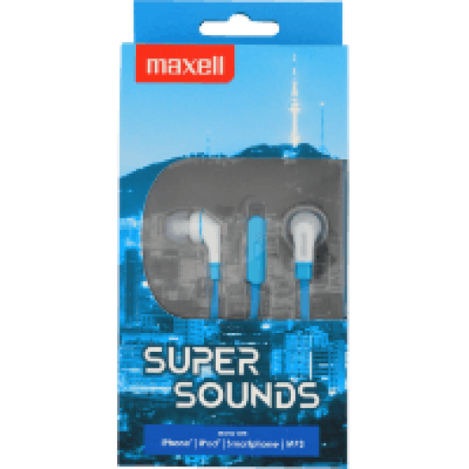 303735.00.CN SUPERSOUND fülhallgató, kék