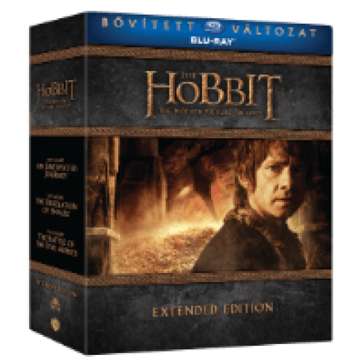 A Hobbit Trilógia (Bővített változatok gyűjteménye) Blu-ray