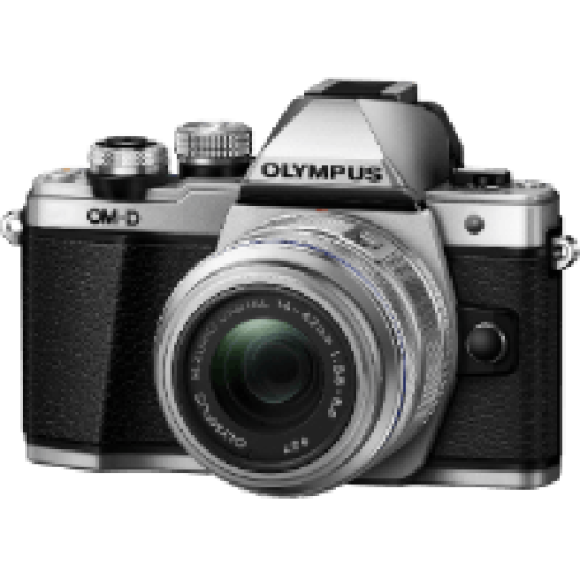 E-M10 Mark II ezüst + EZ-M1442 II R ezüst Kit