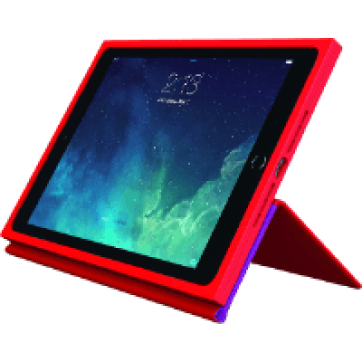 Blok piros állvánnyá alakítható védőtok iPad Air 2-höz (939-001257)