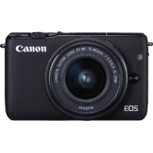 EOS M10 + EF-M 15-45 mm S fekete KIT