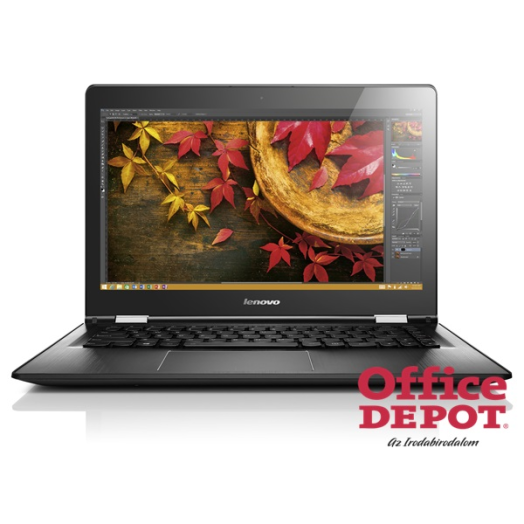 LENOVO Yoga500 80R5002VHV 14"FHD IPS Touch/Intel Core I5-6200U/4GB/500+8GB SSHD/GT920M-2GB/fekete/Win10 notebook