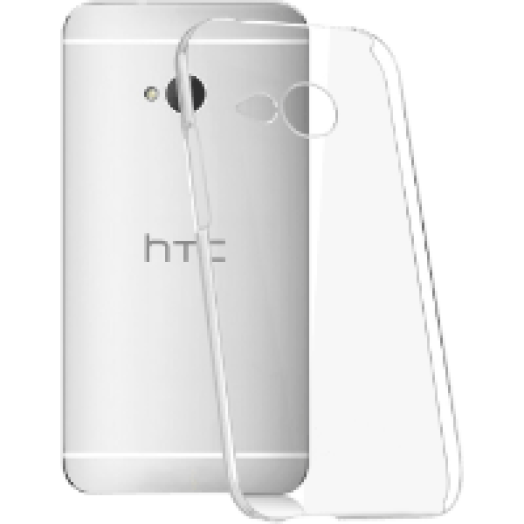 HTC One M8 ultra vékony átlátszó műanyag hátlap