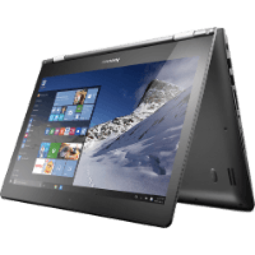 Yoga 500 fekete notebook 80N400T1(14" touch/Core i3/4GB/500GB + 8GB SSHD/Windows 10)