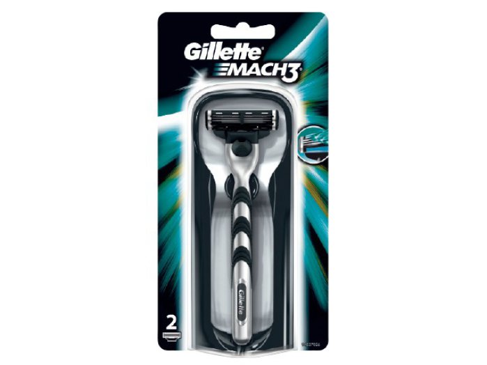 Gillette Mach3 borotvakészülék 2 db betéttel