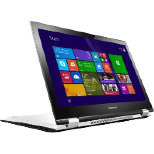 Yoga 500 fehér 2in1 eszköz 80N5004HHV (14" Full HD touch/Core i3/4GB/500GB SSHD/GT920 2GB/Win 8.1)
