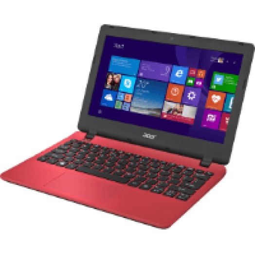 Aspire ES1-131 piros notebook NX.G16EU.003 (11,6" matt/Celeron/2GB/32GB/Windows 10)