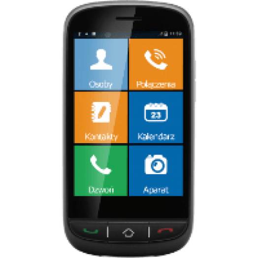 Halo X fekete kártyafüggetlen mobiltelefon
