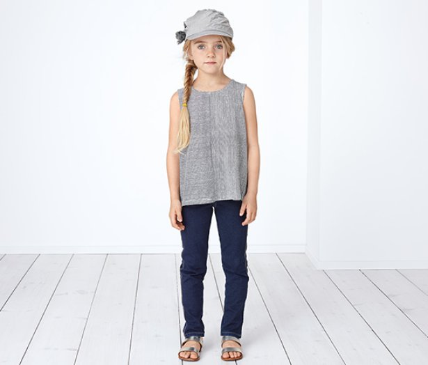 Lányka treggings biopamuttal