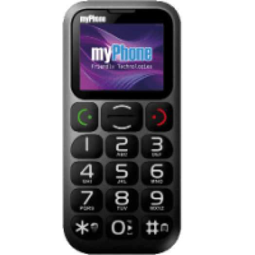 1045 Simply fekete kártyafüggetlen mobiltelefon
