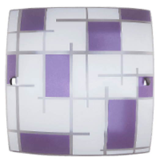 3106 Jody, mennyezeti lámpa, E27 1x MAX 60W, fehér/ lila