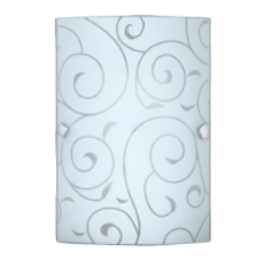 3850 Harmony lux, fali lámpa, E27 1x MAX 60W, fehér mintás