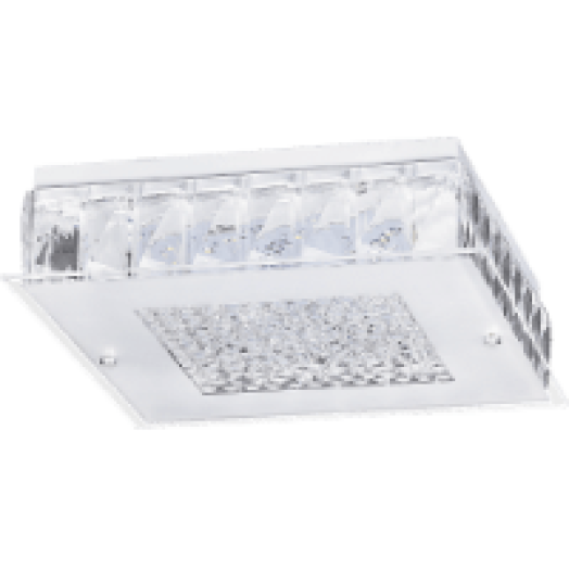 2450 Josephine, mennyezeti lámpa, LED 12W, fehér/ átlátszó