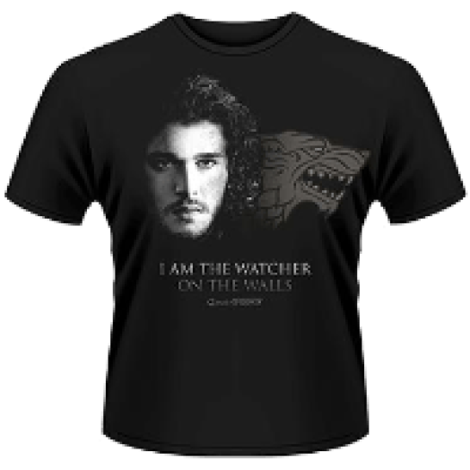Trónok harca - Watcher on The Walls T-Shirt XL