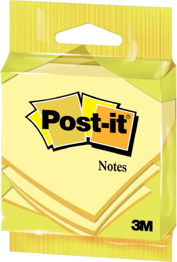 Post-it 6820 öntapadó jegyzettömb 76x76 kanári sárga