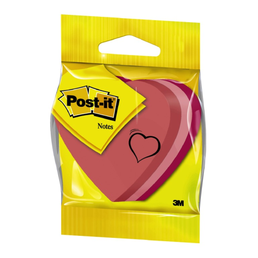Post-it 2007-H öntapadó jegyzettömb szív alak