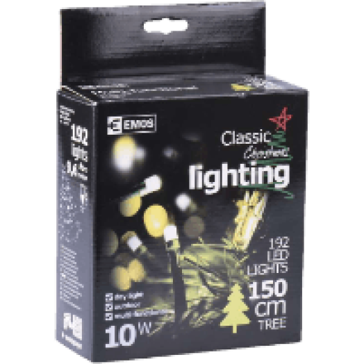 Multifunciós karácsonyi fényfüzér 9,6m, 192LED, 10W