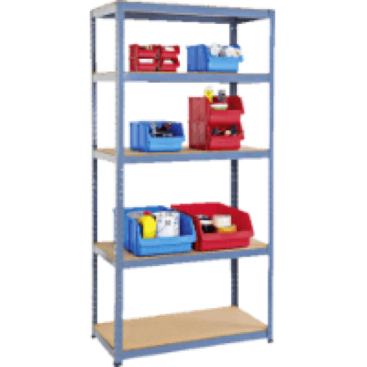 Biloxxi nagy teherbírású fémpolc 180x90x45, 265 kg/polc