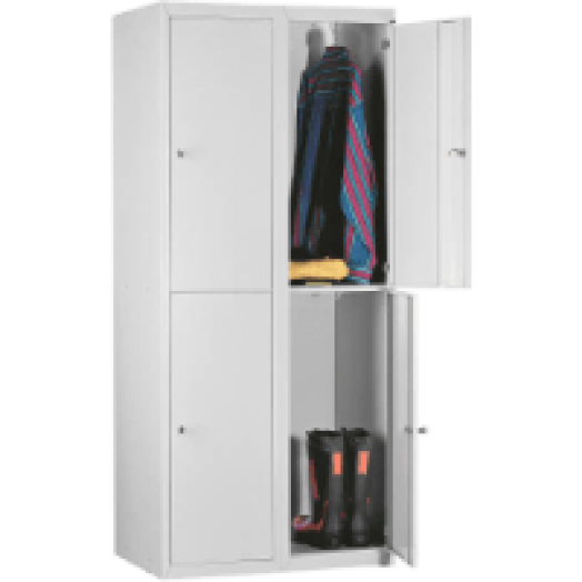 Öltözőszekrény 2x2 ajtós 50x60x180
